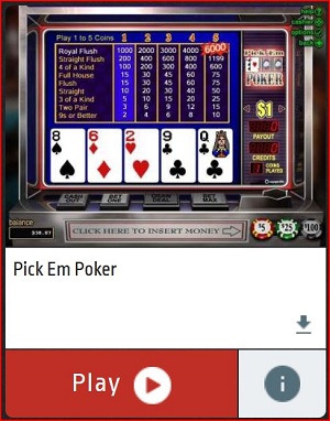 play pickem poker for free